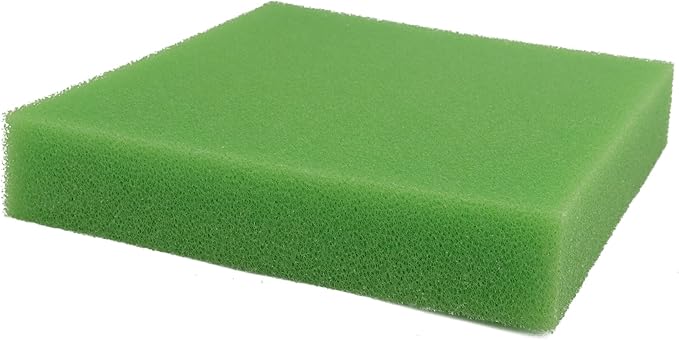 Aquarium Bio Sponge Pad Filter Media for Fish Tank,20/30/40PPI Open Cell Coarse Foam Block Foam Pre Filter Sponge (11" Lx 10.25" W x 2" H 30PPI)