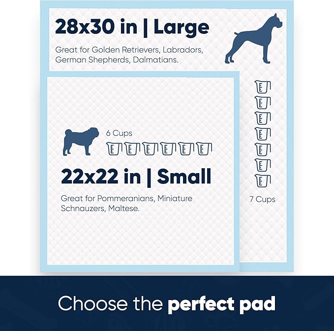 American Kennel Club Scented Puppy Training Pads with Ultra Absorbent Quick Dry Gel – 28 x 30 Pee Pads for Dogs - Fresh Scented - 50 Count, XL