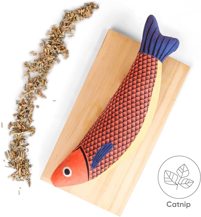 Catnip Toy, 3PCS Cat Chew Toys, Bite Resistant Catnip Toys with Bell Inside, Plush Cartoon Kitten Teething Interactive Toy for Cats