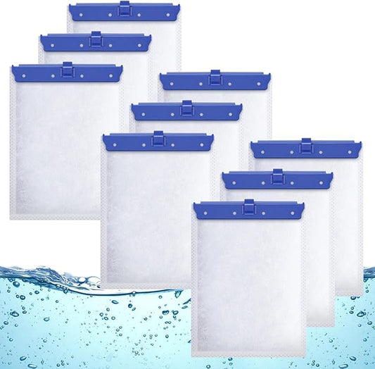 Aquarium Filter Cartridge for Whisper Bio Bag Power Filters, 9 Pack Assembled Large Filter Cartridges for Fish Turtle Tank Aquarium