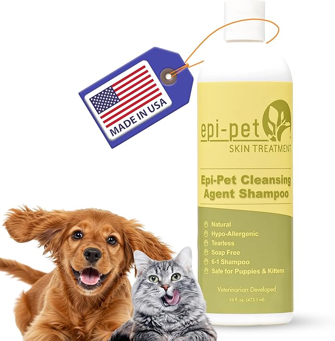 Cleansing Agent Pet Shampoo, 16-Ounce