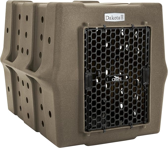 Dakota 283 Crate - Canine Rough and Tough Economy Kennel (Coyote Granite, Large)
