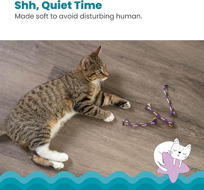 Catstages Nighttime Catnip Rolls Cat Toys - 3 Pack