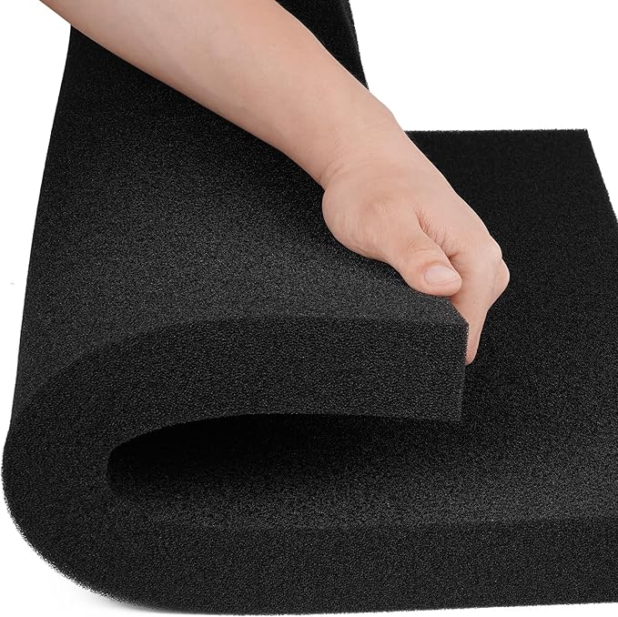 Aquarium Filter Sponge Pad, Filter Media Foam Sponges, Filter Accessories for Fish Tanks and Ponds (18.5"x18.5"x1.6", 50PPI, 1 Pack)