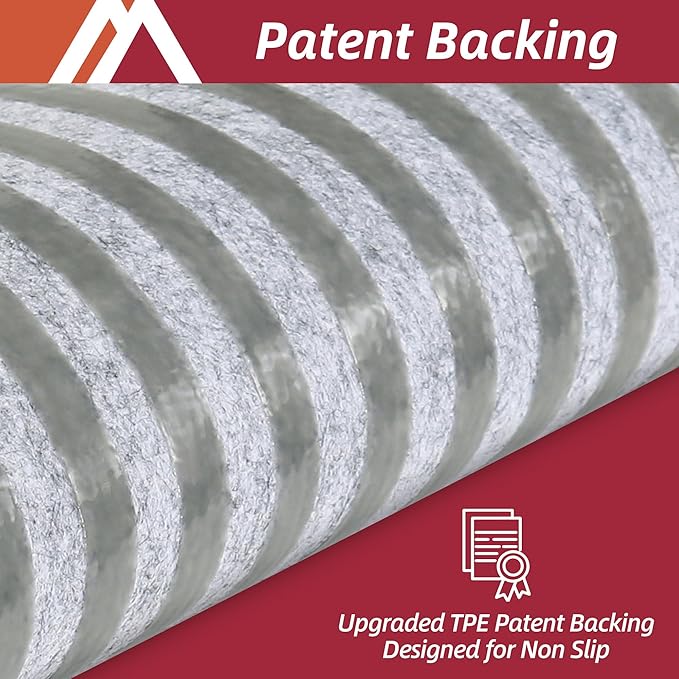 COSY HOMEER Edging Stair Treads Non-Slip Carpet Mat 28inX9in Indoor Stair Runners for Wooden Steps, Edging Stair Rugs for Kids and Dogs, 100% Polyester TPE Backing (15pc, Red)