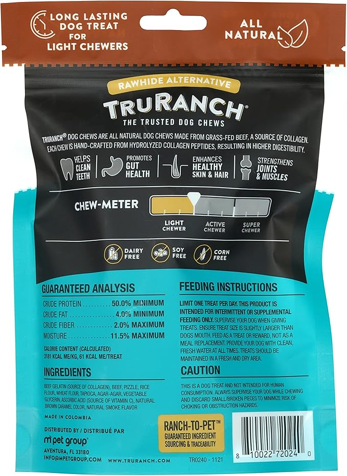 Collagen Pretzels, Bully - Collagen Dog Treats - Long Lasting Healthy Joint Support Dog Treat - Rawhide Alternative - Skin & Coat Health, 1 Bag, 8 Count