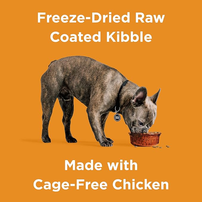 BIXBI Rawbble Dry Dog Food, Chicken, 24 lbs - USA Made with Fresh Meat - No Meat Meal & No Corn, Soy or Wheat - Freeze Dried Raw Coated Dog Food - Minimally Processed for Superior Digestibility