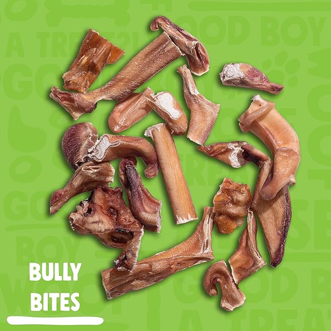 Bully Sticks for Small Dogs | All Natural, Single Ingredient Bully Sticks for Puppies to Medium Dogs (Bully Bites - 1lb)