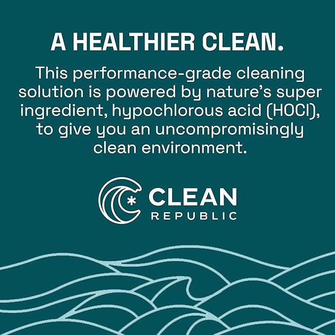 Clean Republic Multi-Purpose Disinfectant Cleaner, 1 Gallon Bottle, 4-Pack