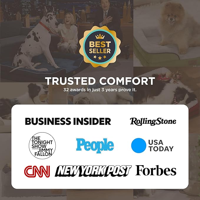 Bedsure XL Orthopedic Dog Bed for Extra Large Dogs - Waterproof XLarge Dog Cat Bed, Comfort Dogs Couch Sofa with Washable Removable Cover, Pet Bed with Nonskid Bottom, Boreal Canopy Green, 42"