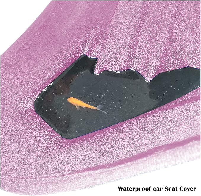 Car Seat Cover Protector Front Seats,for Gym Workout,Running,Swimming,Beach and Hiking,Waterproof Sweat Towel Bucket Seat Covers for Cars SUV Trucks (Pink, 1Pcs)