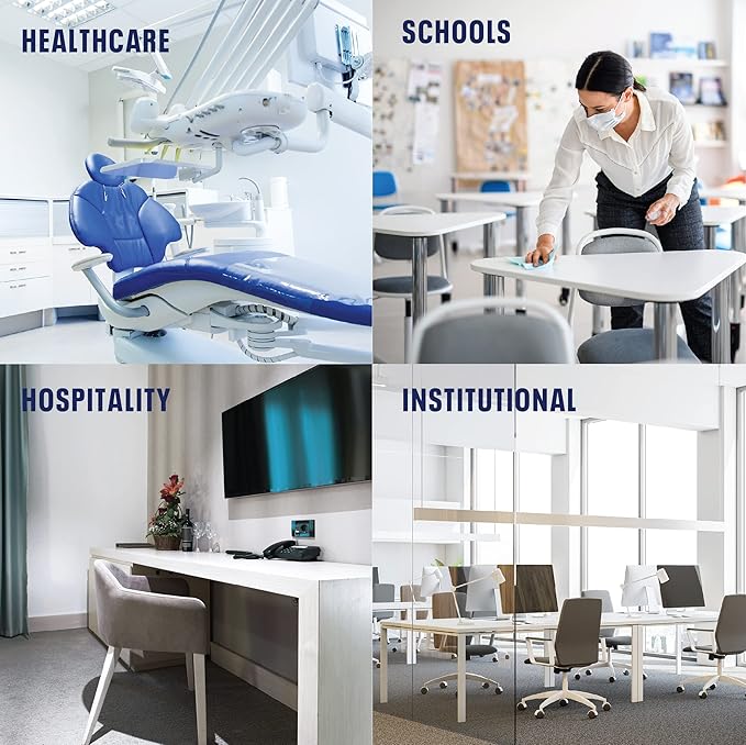 Bioesque Botanical Disinfectant Solution, Heavy Duty Broad-Spectrum Disinfectant, Kills 99.9% of Bacteria, Viruses*, Fungi, & Molds, 55 Gallon (Pack of 1)