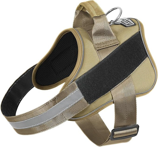 Bolux Dog Harness, No-Pull Reflective Dog Vest, Breathable Adjustable Pet Harness with Handle for Outdoor Walking - No More Pulling, Tugging or Choking