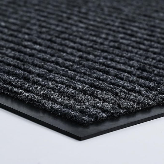 Durable Indoor Outdoor Door Mats for Entryway, Heavy Duty Front Door Mat, 48” x 24” Low Profile Welcome Mats for Entry, Stain and Fade Resistant Indoor Outdoor Entrance Mat