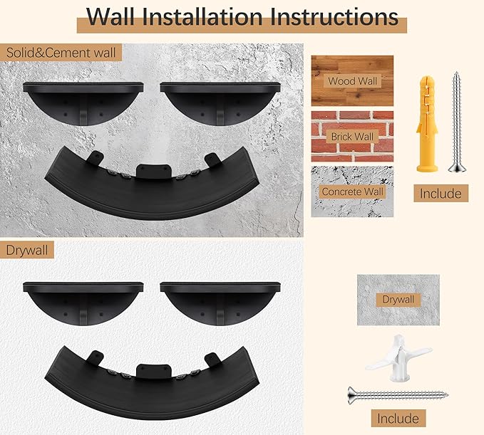 Cat Wall Shelf, Curved Cats Wall Bed, Wall Mounted Cat Grey Climbing Shelves for Sleeping, Playing, and Lounging
