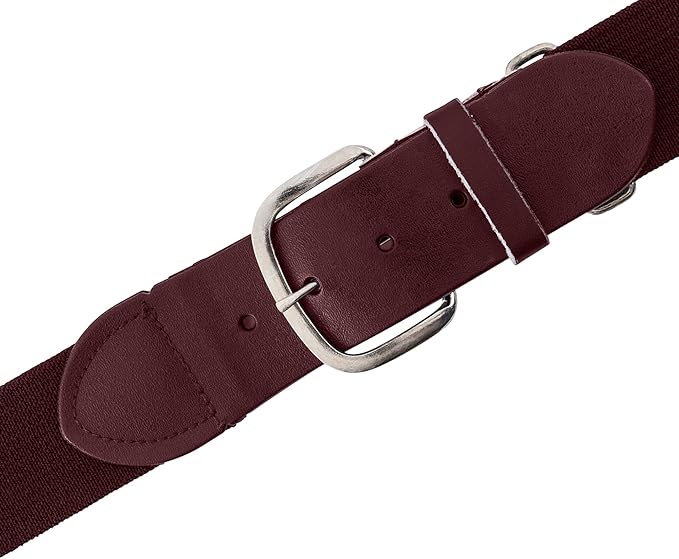 Champion Sports Baseball/Softball Uniform Belt, Comfort Stretch Fit Durable Syntex Tab - Youth & Adult Sizes, Multiple Colors