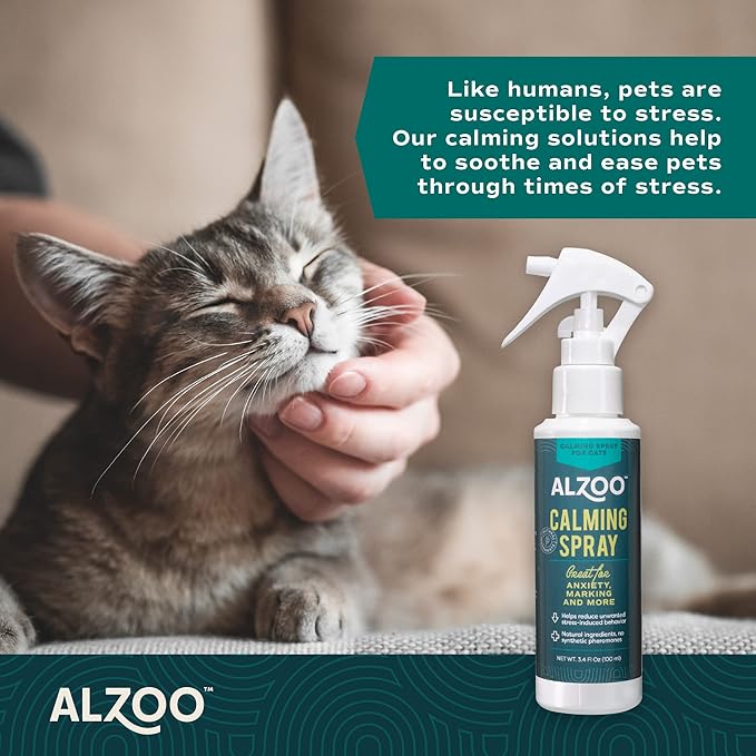 Calming Cat Spray, Collar and Diffuser Bundle