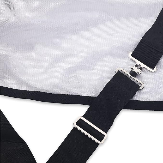 Comfy Mesh Horse Fly Sheet Equine Summer Sheets Stand Neck White 63