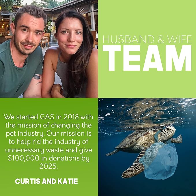 100% Certified Home Compostable Dog Poop Bags with Handles - 10% to Charity - ASTM D6400 & EN 13432 Compliant - 240 x Plant Based X Large Compostable Poop Bags (20 Rolls)