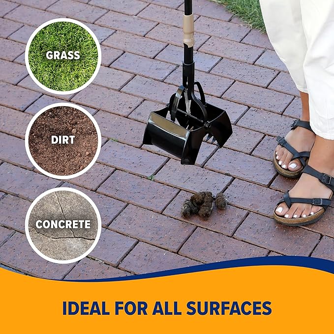 Arm & Hammer Pooper Scooper Claw Scoop Dog Poop Scooper for Yard Pet Waste Management System (Pack of 6)