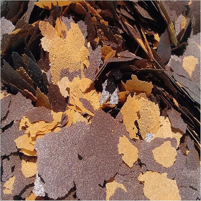 Aquatic Foods Inc. California Blackworm & Earthworm Premium Flakes for Discus, Cichlids All Community Tropical Fish Also Pellet Mix, Wafer Mix Included…6oz