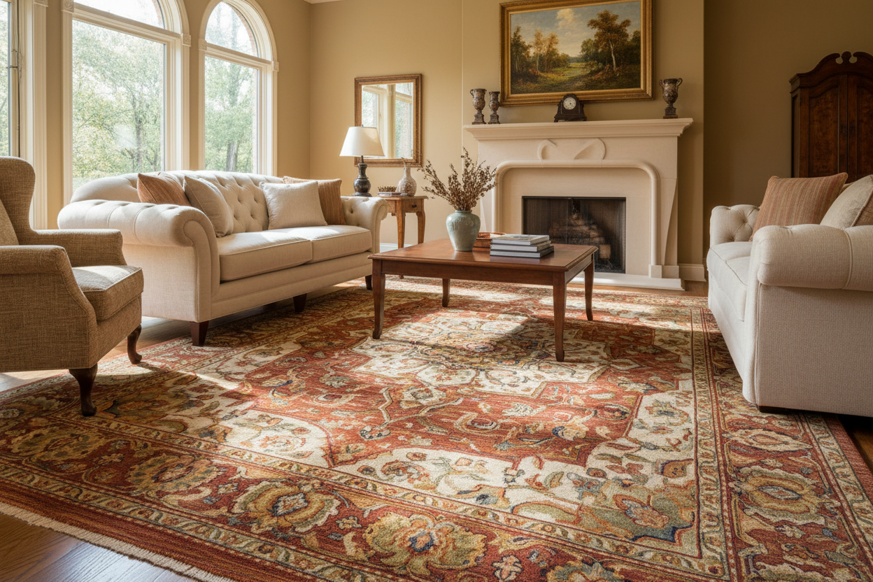 Welcome to SoftStep Rugs, where comfort, craftsmanship, and timeless design come together to transform your space. We are proud to be your trusted rug shop, dedicated to bringing high-quality, stylish, and durable rugs to homes and businesses across America. (make it real photo)
